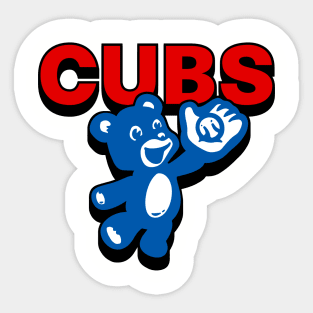 CUBS with 3D cub Sticker